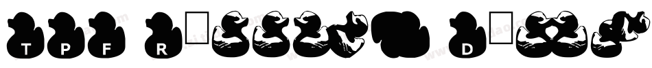 TPF Rubber Ducky字体转换